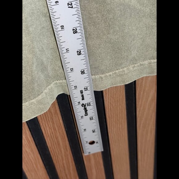 Talentless Shirt XXL Mens Green Oversized Fit Short Sleeve Heather 2XL - Picture 5 of 7